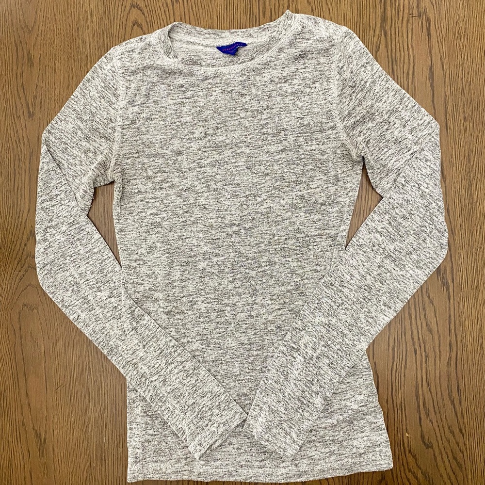 Aeropostale Heather Gray Long Sleeve Tee